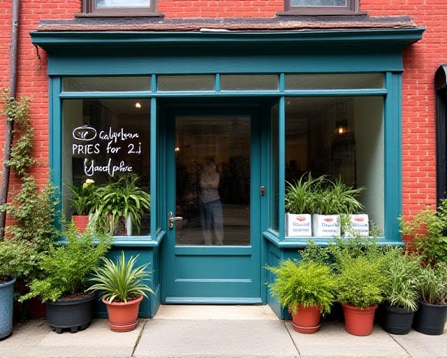 Keystone Sprout storefront on North Henry Street, New York